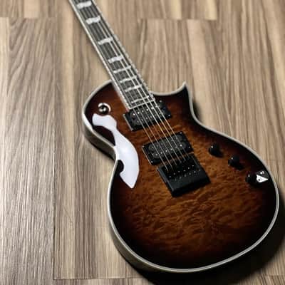 ESP LTD EC-1000 Evertune in Dark Brown Sunburst image 1