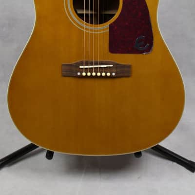 Epiphone Masterbilt Texan Acoustic Guitar, Antique Natural Aged Gloss image 2