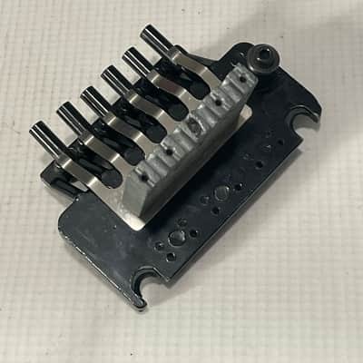 2000's Electric Guitar Black Licensed Floyd Rose Double Locking Tremolo Guitar Bridge image 7