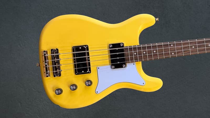 Epiphone Newport Bass - Sunset Yellow image 1