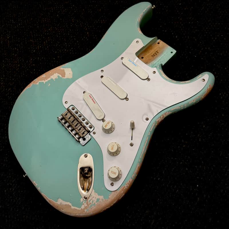 MJT Loaded Body Stratocaster 2020s - Surf Green image 1