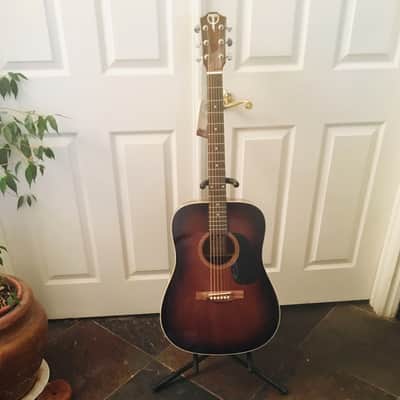 Teton STS100DVS Spruce/Mahogany Dreadnought 2010s - Dark Vintage Sunburst image 1