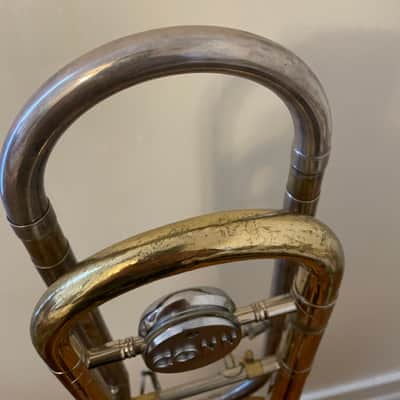 Conn 8H 1960s Worn Lacquer, Silver Plated Valve Wrap image 5