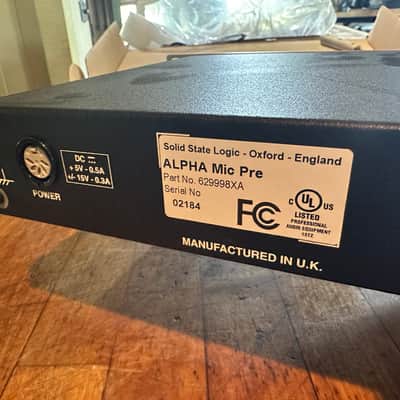 Solid State Logic SSL XLogic Alpha VHD Pre 4-Ch Mic Pre - Excellent! image 5