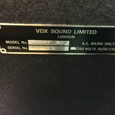 Vox Escort 30 Transistor 1970 image 5