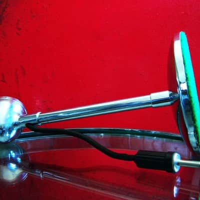Vintage RARE 1930's Western Electric D 173069 crystal microphone w cable and stand Altec RCA image 11