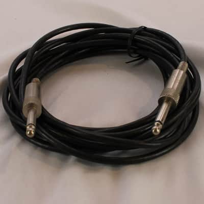 Vintage Instrument Cable ~12Ft Mono 1/4" Male to Mono 1/4" Male image 1