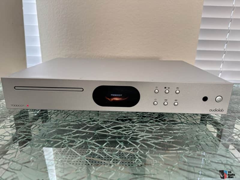 Audiolab 7000CDT CD Transport • SILVER • MINT w Remote image 1
