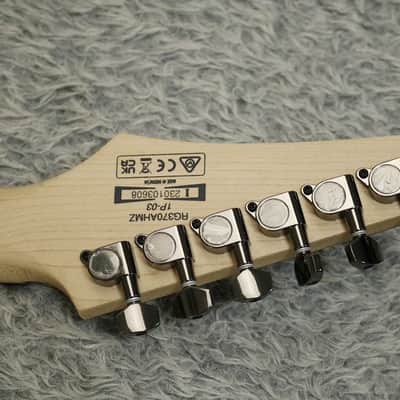 Near Mint 2023 made Ibanez RG370AHMZ-BMT Blue Moon Burst Finish w/Original Case image 17