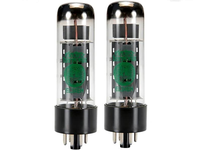 Electro-Harmonix EL34 Power Amp Vacuum Tubes EL34EHPL Platinum Matched Pair image 1