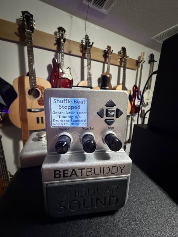 Singular Sound BeatBuddy Drum Machine Pedal with Footswitch+ 2015-2025 - silver