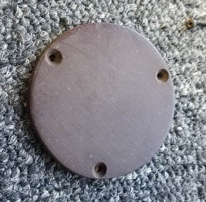 Gibson Les Paul Deluxe, Standard back switch plate #1 1960's, 70's Brown image 1