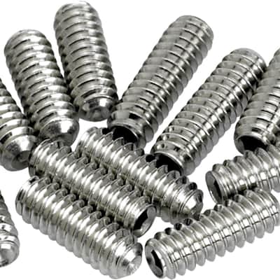 Genuine Fender Original Stratocaster Bridge Height Adjustment Screws - Set of 12 image 7