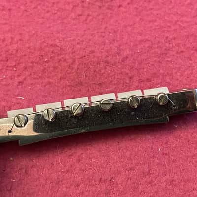 vintage 1970 1972 Gibson ABR1 NICKEL bridge for Les Paul es 335 SG 175 Barney Kessel 150 340 es-125 image 7