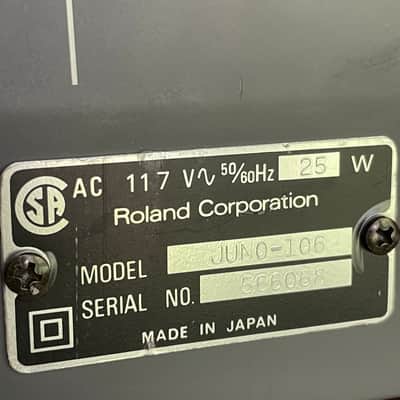 Roland Juno-106 Complete Refurb from Single Owner image 6