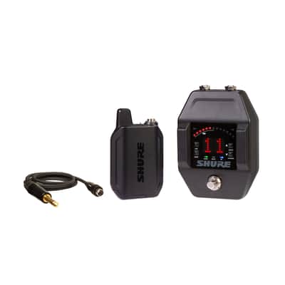 Shure GLXD16+ Dual Band Pro Digital Wireless System - Perfect for Guitar and Bass - 12-Hour Battery Life, 100 ft Range | Includes WA305 Premium Guitar Cable with 1/4" Jack & Guitar Pedal Receiver image 1