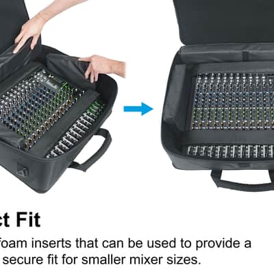 Mackie ONYX16 16-Channel Analog Mixer w/ Multi-Track USB/3-Band EQ+Bluetooth+Bag image 2