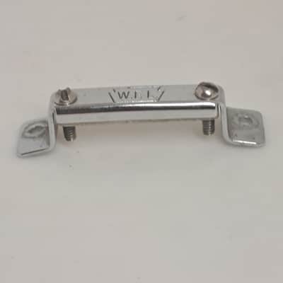 Ludwig W.F.L. Snare Drum Butt Plate Vtg 50's P32- Drum Part- Chrome Plated image 3