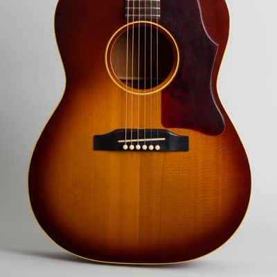 Gibson LG-1 Flat Top Acoustic Guitar (1965), ser. #253956, original brown alligator chipboard case. image 3