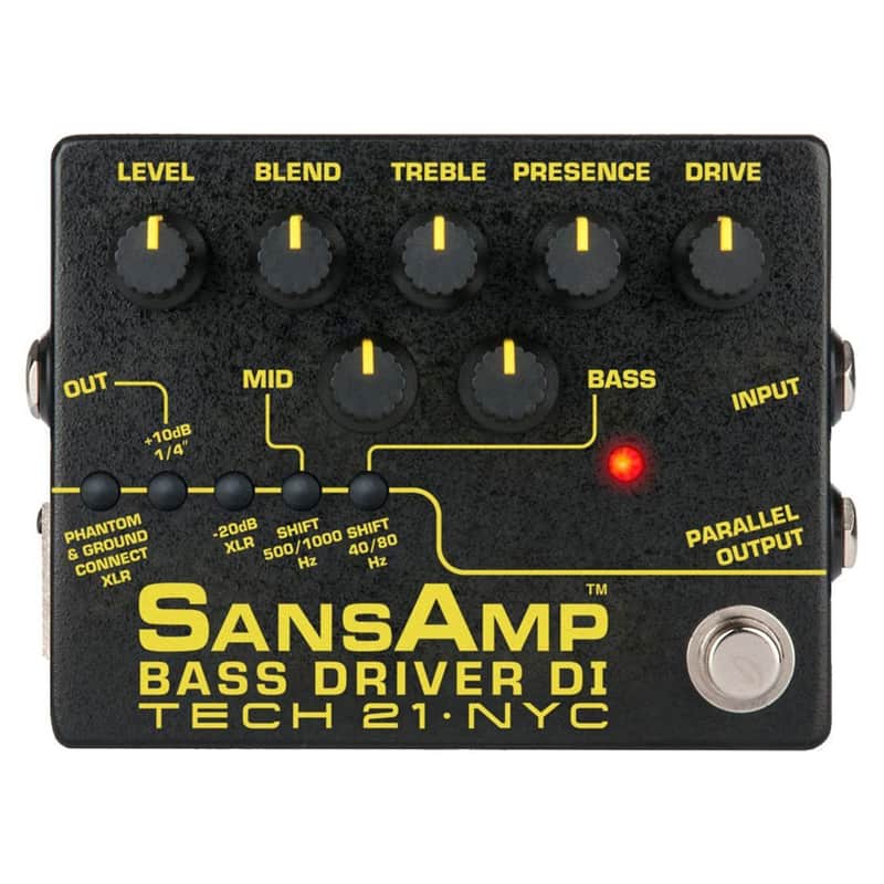 Tech 21 BSDR-V2 SansAmp Bass Driver V2 DI Guitar Amplifier image 1