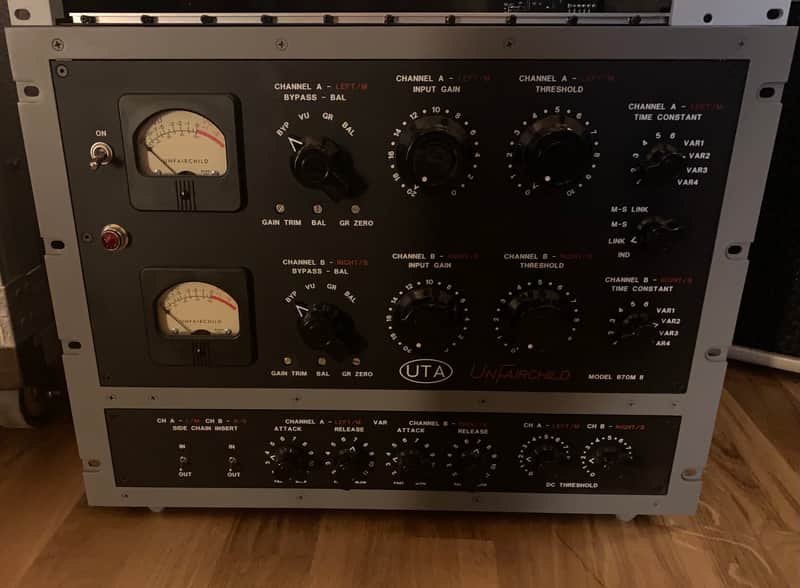 Undertone Audio Unfairchild Model 670M II 2-Channel Tube Compressor / Limiter 2010s - Black image 1