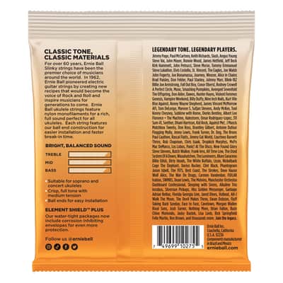 Ernie Ball 2329 Nylon Ukulele Strings Clear Bild 2