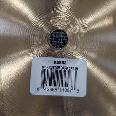 Zildjian K Custom Dark 20" Ride & 18" Crash Bundle image 9