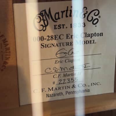 Martin Vintage Series Eric Clapton Signature 000-28EC 1996 - 2016 - Natural image 2