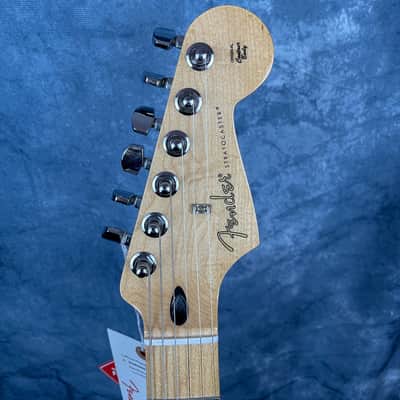 Fender Player Strat Polar White MN +Black Pickguard & Tex-Mex SSS upgrade image 6
