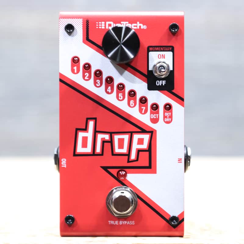 ギター Drop DigiTech Digitech Polyphonic Drop Tuning Pitch Shifter - Black