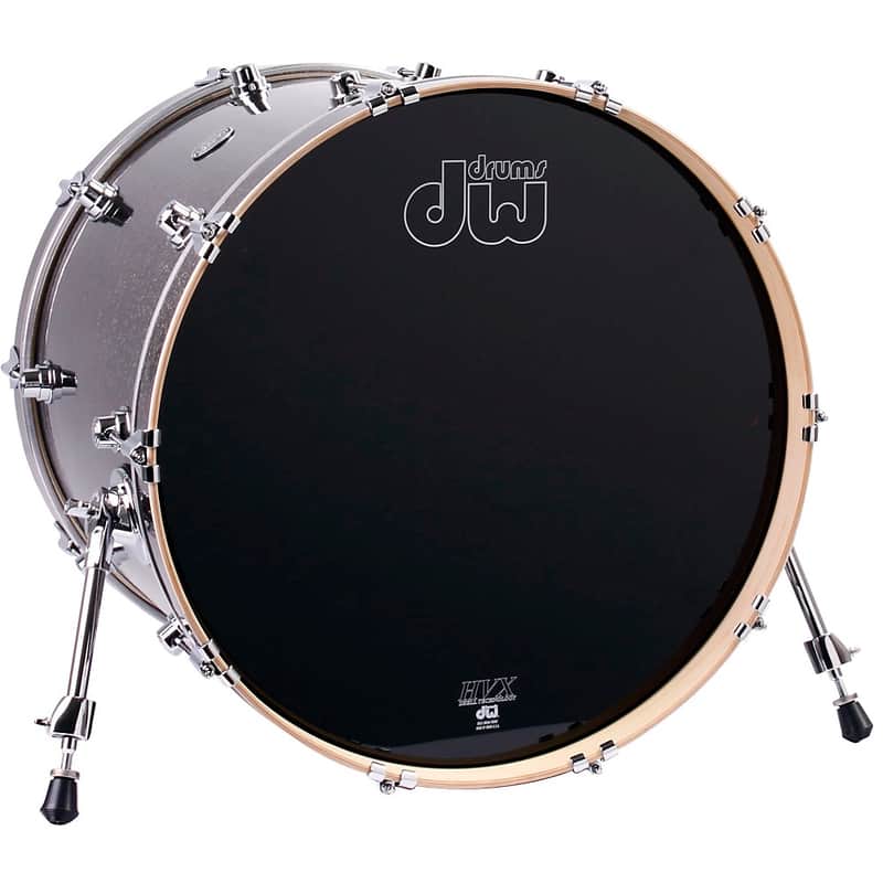 DW Performance Series Kick Regular Pewter Sparkle 18x22 image 1