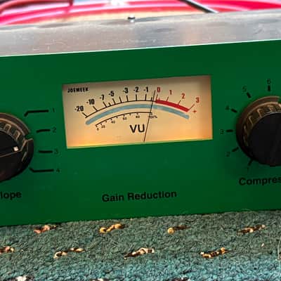 Joemeek SC2 Stereo Compressor 1990s - Green RARE- GAIN IN BACK V1.09 image 4