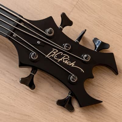 2009 BC Rich Widow WMD 5-String Bass w/ P-Style Pickups & Active Preamp, Black Onyx image 4