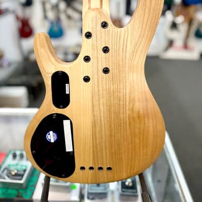 ESP LTD B-204SM Fretless Bass Guitar - Natural Satin image 8
