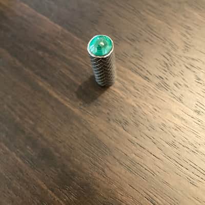 Rocca Tremolo Arm Tip Steel - Malachite Rock image 2