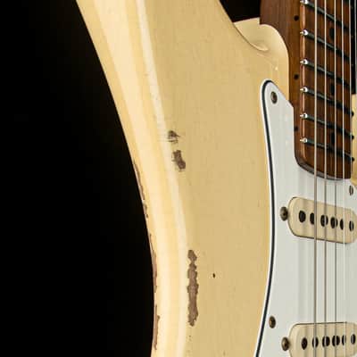Fender Custom Shop Empire 59 Transition Stratocaster Relic - Aged Vintage White #19335 image 10