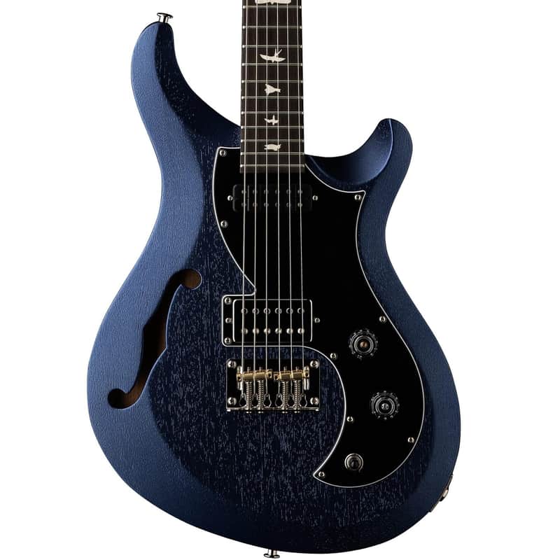 PRS Paul Reed Smith S2 Vela Semi-Hollowbody Electric Guitrar, Satin Metallic Midnight image 1