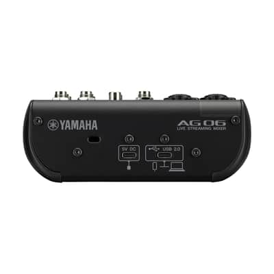 YAMAHA Black 6-Channel Mixer/USB Interface for IOS/Mac/PC image 2