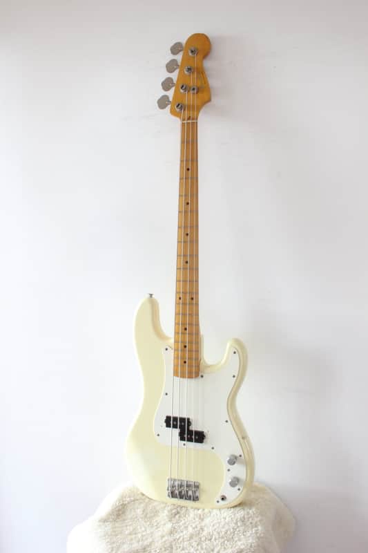 Fender Japan '57 Reissue Precision Bass PB57-55 Vintage White 1986/7 image 1