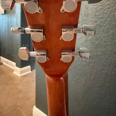 Fender FR-50 Spruce/Mahogany Resonator 2010s - Sunburst image 11