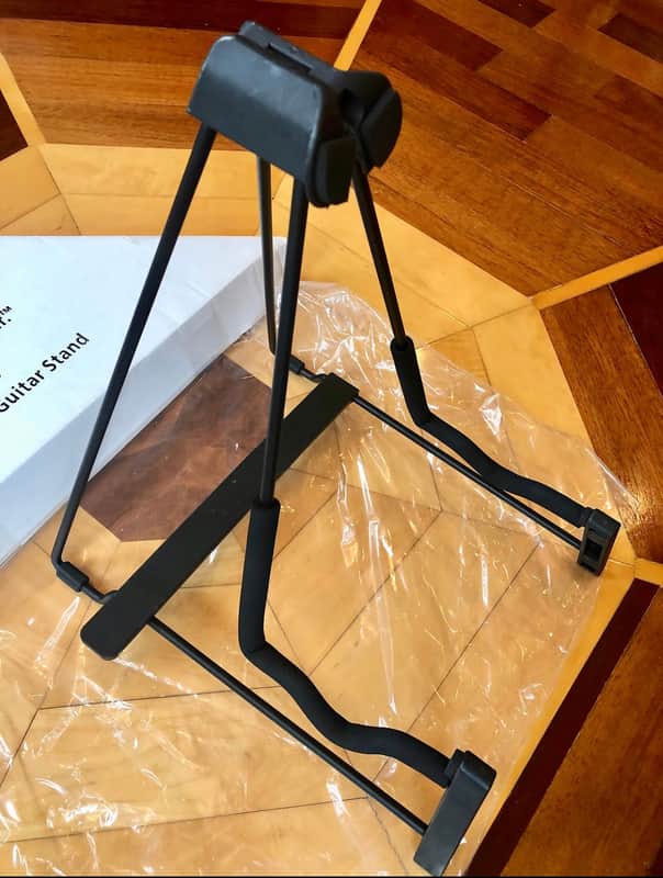 SEALED NEW- GTR A FRAME GS807 ADJUSTABLE BLACK GUITAR STAND-BASS-ACOUSTIC-ELECTRIC image 1