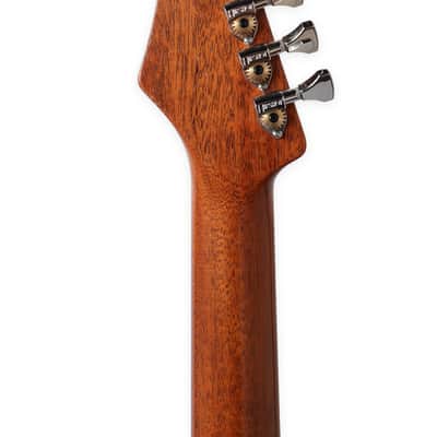 Fiam Mirari 2023 Tahitian Coral over Gold. By past Ronin Guitars luthier Izzy Lugo. NEW (Authorized Dealer) image 12