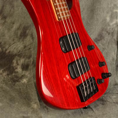 Washburn Bantam XB-900 Bass USA Grover Jackson Pro Model Cherry Ash w Bartolini Pickups & Hard Case image 8