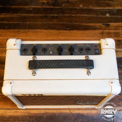 Vox VBM1 Brian May Special Recording Amp 10-Watt 1x6.5" Guitar Combo 2003 - 2005 - White with Brown Diamond Cloth image 4