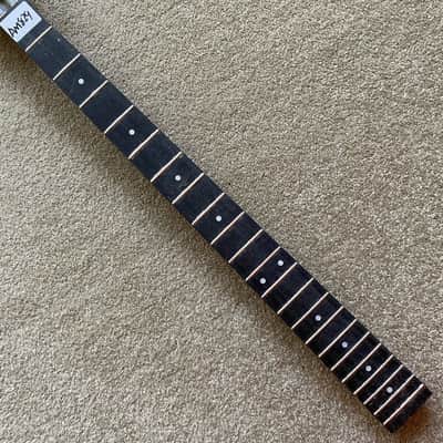 Maple Black 4 String Bass Neck, Rosewood Fingerboard 22 Frets image 4