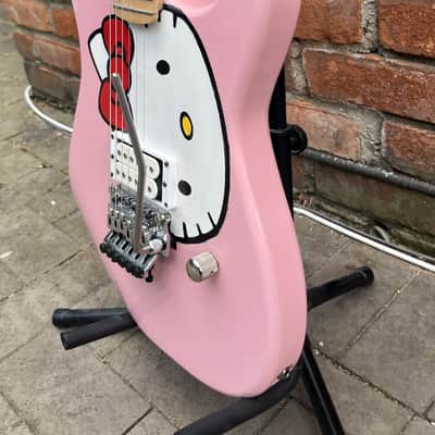 Hello Kitty Super Strat Charvel Style image 6