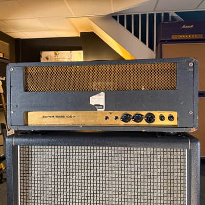 Marshall JMP 1992 Super Bass 2-Channel 100-Watt Head 1971 image 7