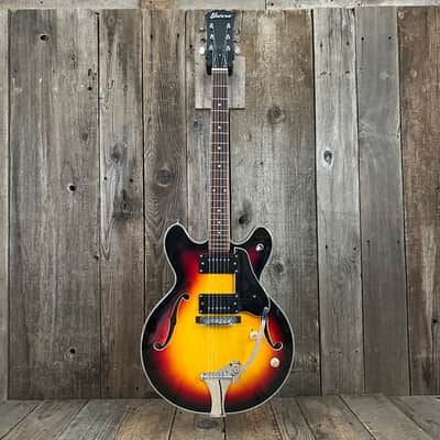 Univox Coily 1968 - Cherry Sunburst U1825 One Owner Clean 335 copyB image 2