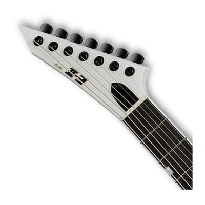 ESP E-II M-II 7B EverTune Baritone 7-String Electric Guitar - Pearl White image 4