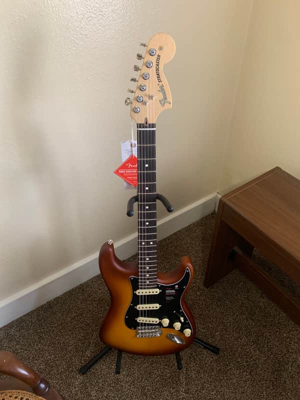 Fender American Performer Timber Spruce Stratocaster 2024 - Honey Burst